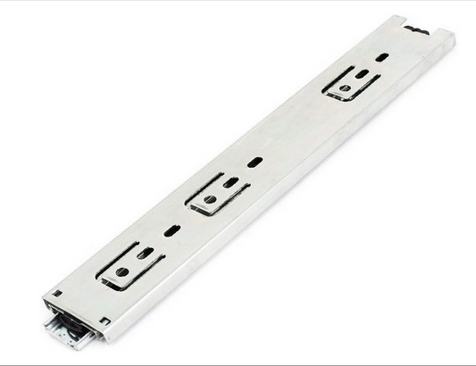 Drawer Rail Slide Rail Slideway Mute Three-Section Rail 25/30CM