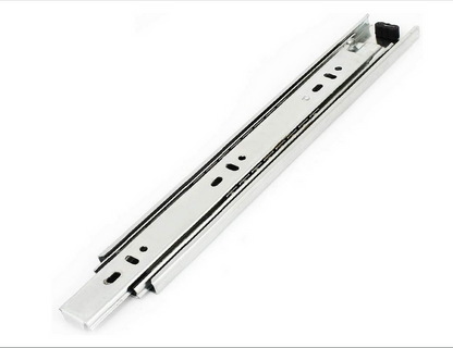 Drawer Rail Slide Rail Slideway Mute Three-Section Rail 25/30CM