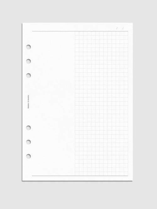 Digital mockup of insert in A5.