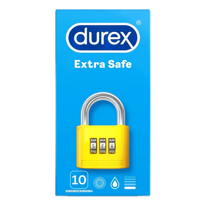 Durex Extra Safe kondomer 10-pakning
