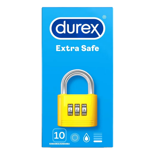 Durex Extra Safe kondomer 10-pakning