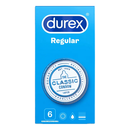 Durex Regular kondomer 6-pakning