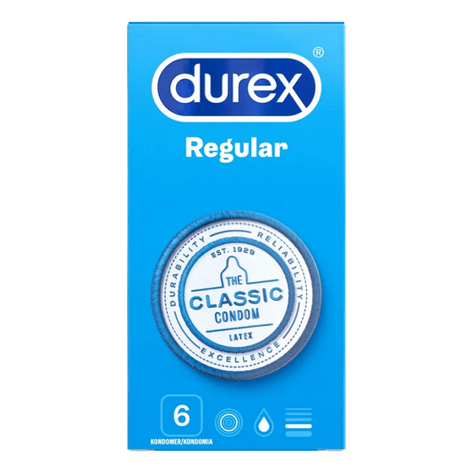Durex Regular kondomer 6-pakning