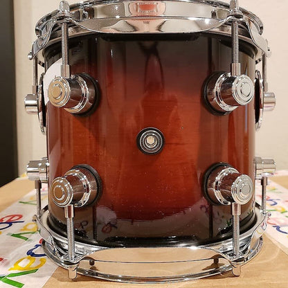 DW DDLG0708STTB Design Series 7x8" Rack Tom in Tobacco Burst Lacquer