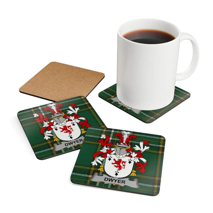 Personalized Family Crest Coaster Set