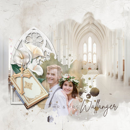 With 81 unique photo masks supplied as both standard and inverse embellishments, these digital photo masks by Lucky Girl Creative digital art for digital scrapbooking can be filled with paper or photos, colorized, or used as Blend effects. In Photoshop, drop the photo mask on your page, overlay with your favorite photo, and create a clipping path for a stunning result.