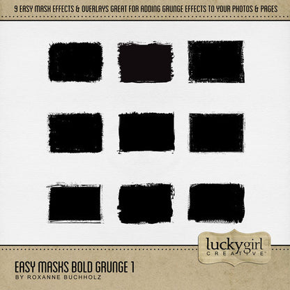 Easy Masks Mega Digital Scrapbook Bundle 1
