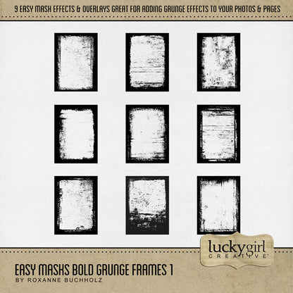Easy Masks Mega Digital Scrapbook Bundle 1