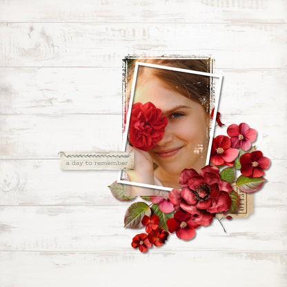 With 81 unique photo masks supplied as both standard and inverse embellishments, these digital photo masks by Lucky Girl Creative digital art for digital scrapbooking can be filled with paper or photos, colorized, or used as Blend effects. In Photoshop, drop the photo mask on your page, overlay with your favorite photo, and create a clipping path for a stunning result.