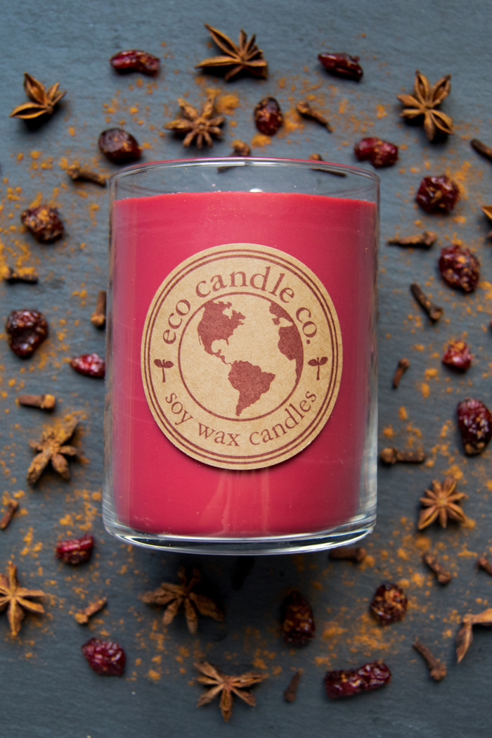 Eco Candle Company - 18oz eco candle CRUSHED CRANBERRY