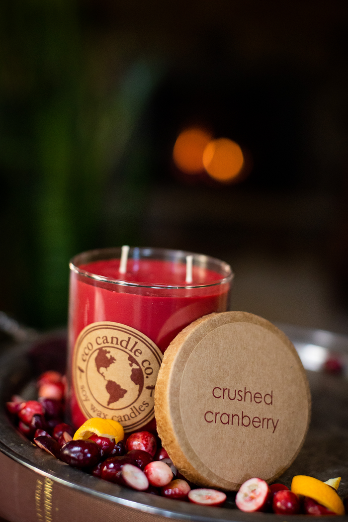 Eco Candle Company - 18oz eco candle CRUSHED CRANBERRY