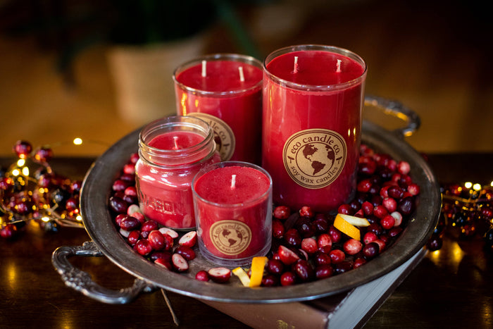 Eco Candle Company - 26oz eco candle CRUSHED CRANBERRY
