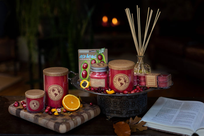 Eco Candle Company - 26oz eco candle CRUSHED CRANBERRY