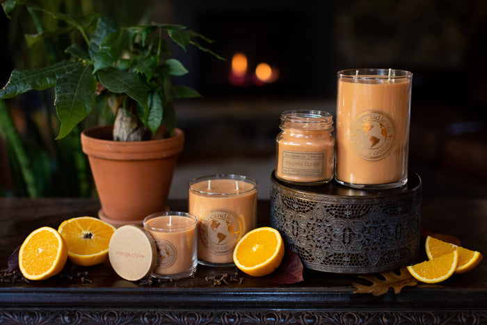 Eco Candle Company - 8oz mason ORANGE CLOVE