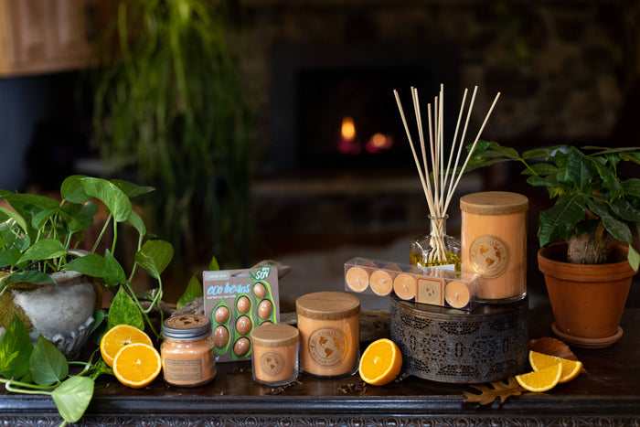 Eco Candle Company - 8oz mason ORANGE CLOVE