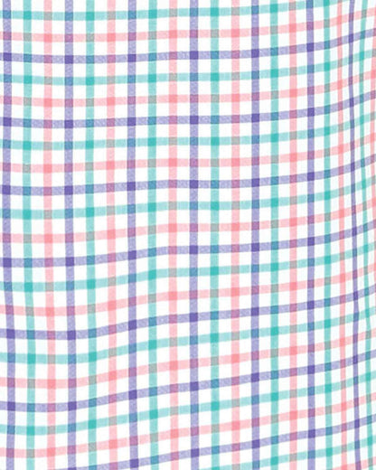 Eileen Checked Pure Cotton Short Sleeve Blouse - Image 4 - Country Collection