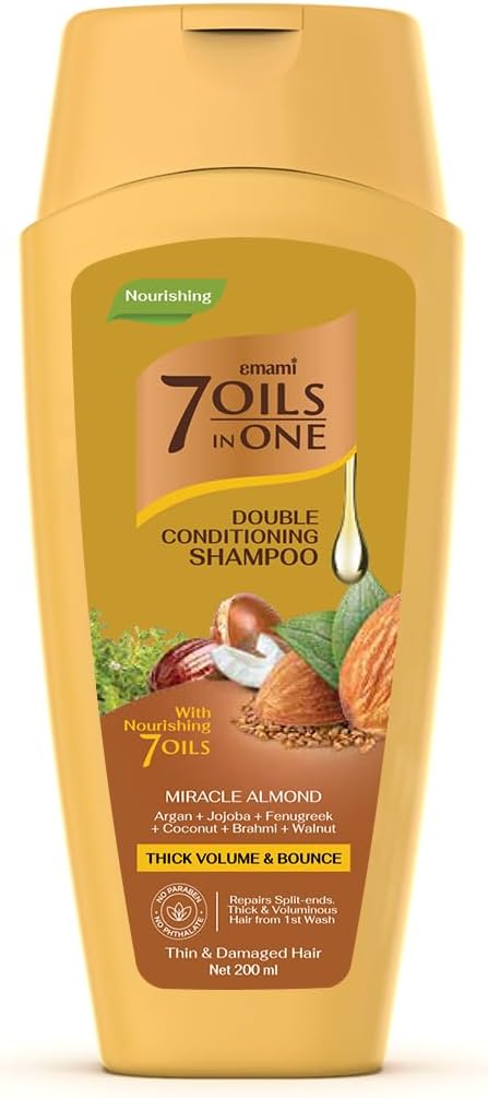 Emami 7 Oils Hair Shampoo With Almond 200ml