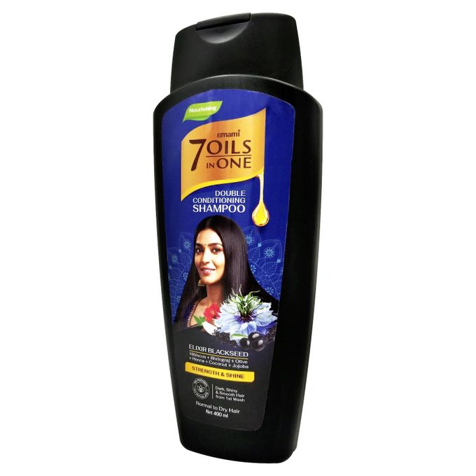 Emami 7 Oils Hair Shampoo With Elixir Blackseed 400ml