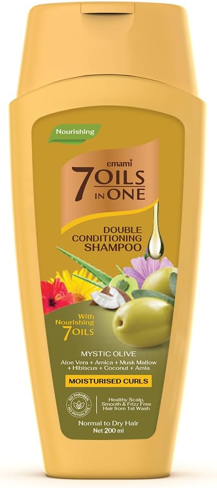 Emami 7 Oils Hair Shampoo With Olive 200ml
