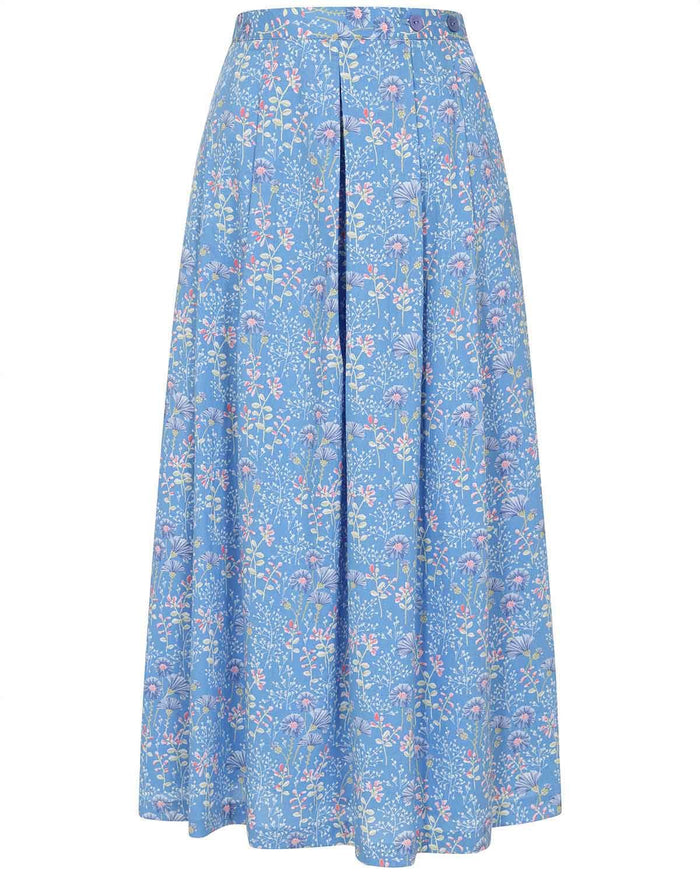 Emilia Pure Cotton Lined Soft Pleated Skirt - Image 2 - Country Collection