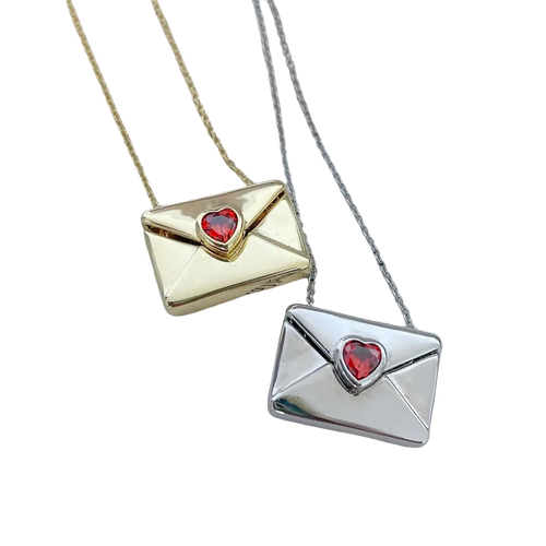 Envelope Heart Necklace 🇬🇧
