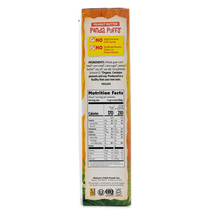 Envirokidz Organic Peanut Butter Panda Puffs 300g