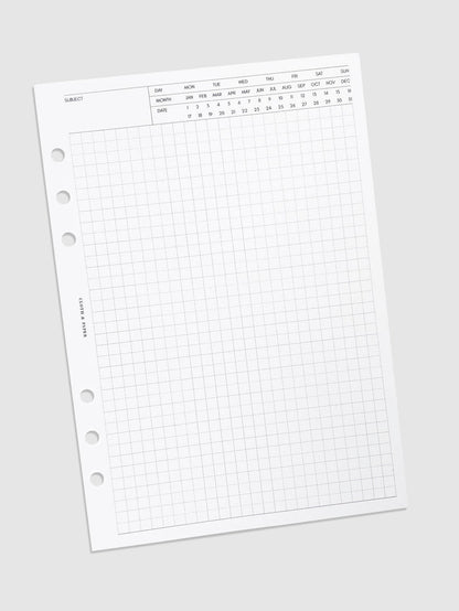 Executive Note Inserts | Graph Paper | 2nd Edition | Cloth and Paper