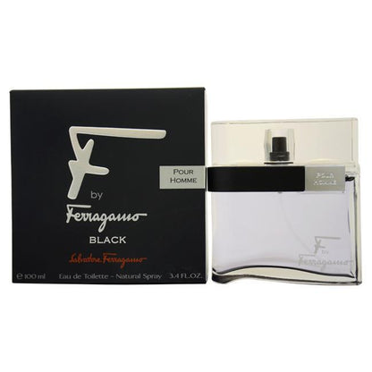 F By Ferragamo Black For Men By Salvatore Ferragamo Eau De Toilette Spray