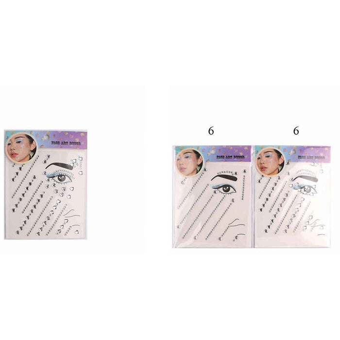 Face Art Jewels Sticker (DNV - 1095C) W - A - 05 - TRUECOLOR WHOLESALE