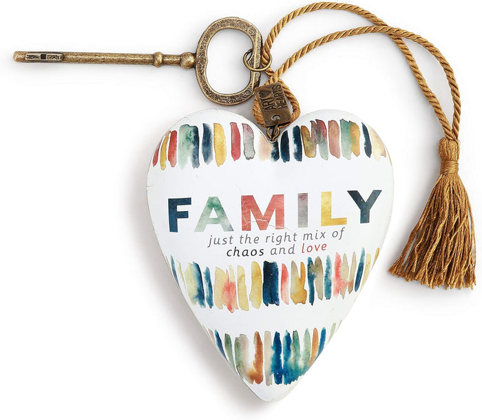 Family Chaos Art Heart