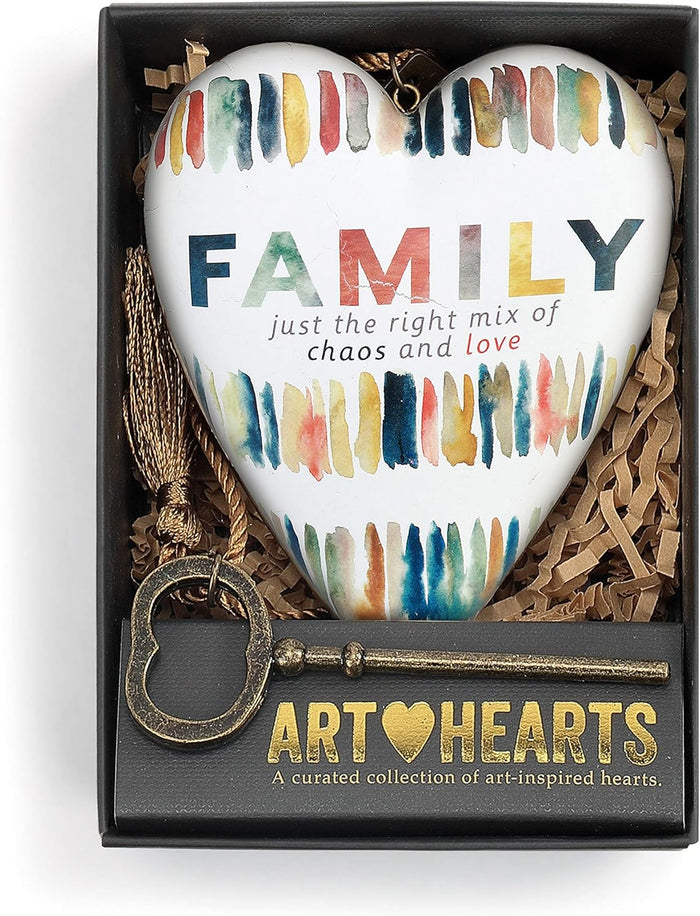Family Chaos Art Heart