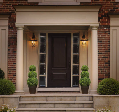 Faux Triple Boxwood Topiary