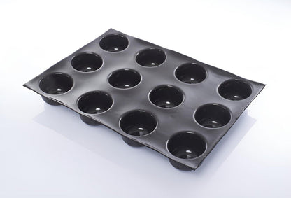 Flexipan - Round Cylinder Silicone Mold 24 Forms - 4.43 oz each