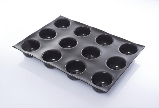 Flexipan - Round Cylinder Silicone Mold 24 Forms - 4.43 oz each