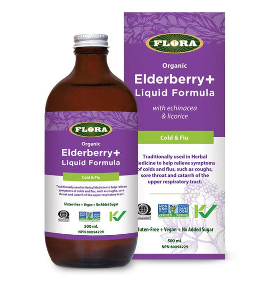 Flora: Elderberry+ Liquid Formula