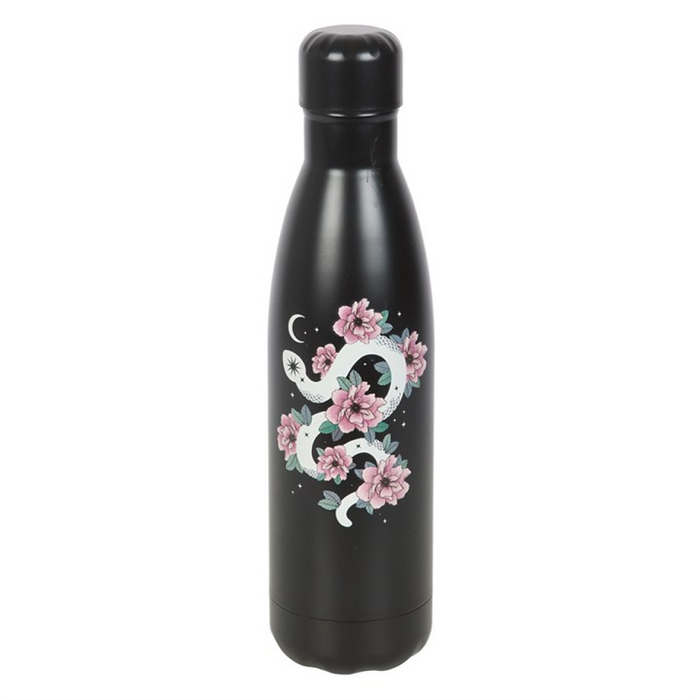 Floral Snake Metal Water Bottle 🇬🇧