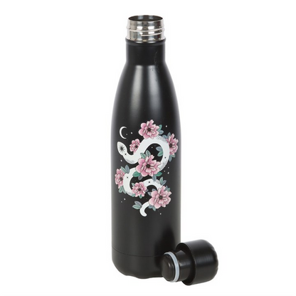 Floral Snake Metal Water Bottle 🇬🇧