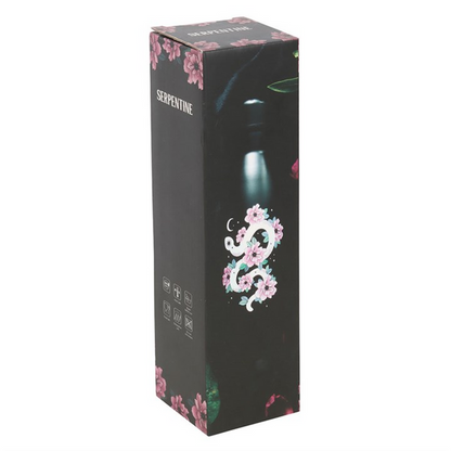 Floral Snake Metal Water Bottle 🇬🇧