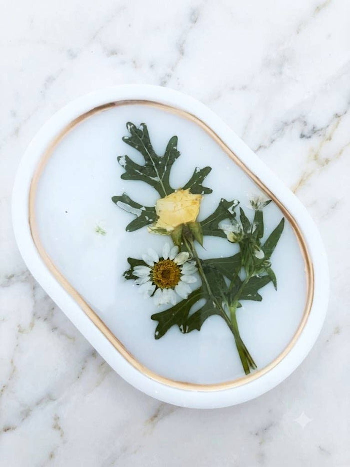 Floral Trinket Dishes