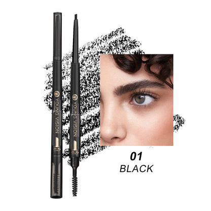 🌿FogSense™ 3-In-1 Waterproof Eyebrow Pencil – Smudge Proof Natural Brow Definer