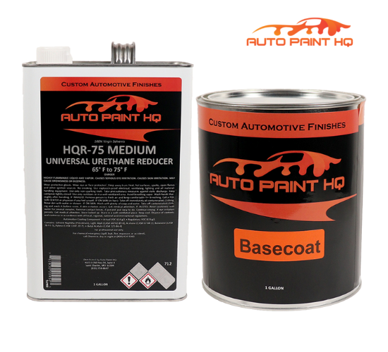 Ford YG Medium Titanium Metallic Basecoat With Reducer Gallon (Basecoat Only)
