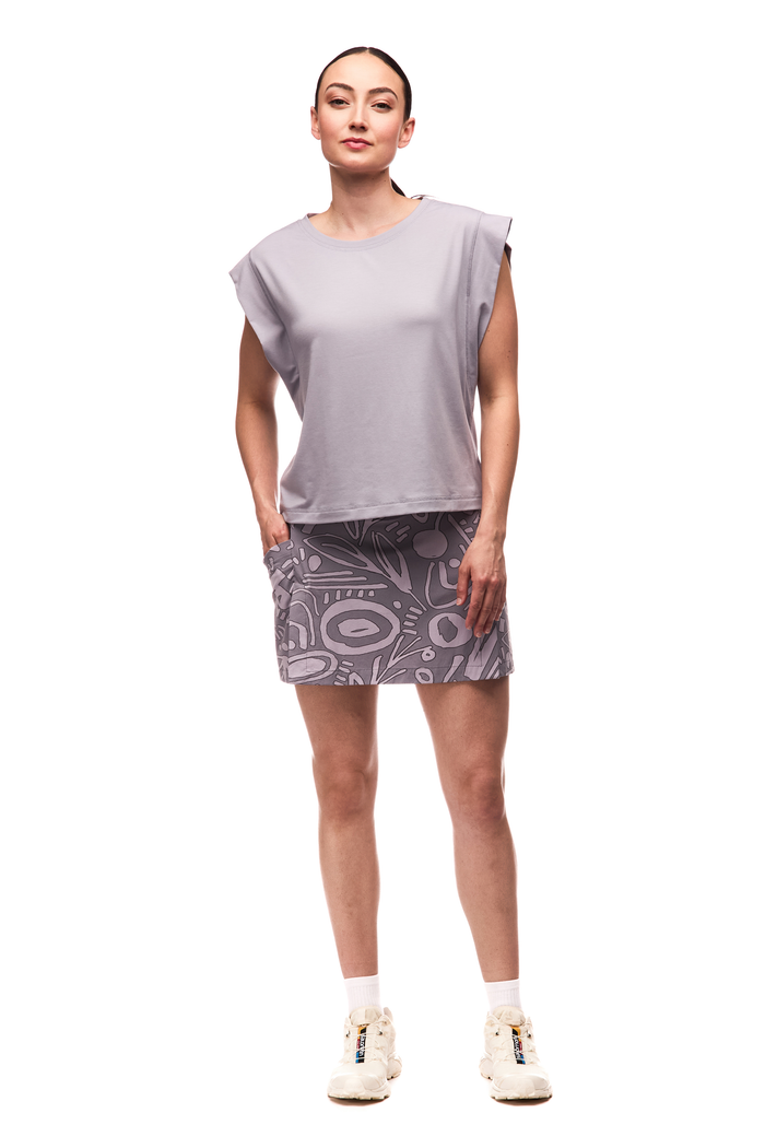 Forema Jersey Cap-sleeve Top