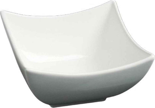 Fortessa - 4 PC 5.75" Fortaluxe SuperWhite Fiji Square Bowl (14.5 cm) - ALU-00-026 - DISCONTINUED