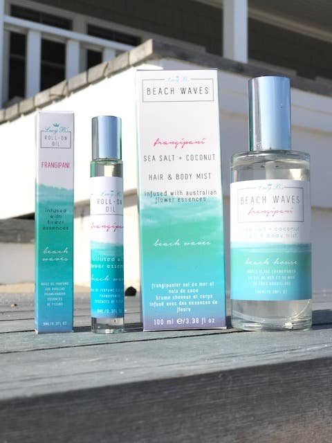 Frangipani Sea Salt Beach Waves Hair & Body Mist