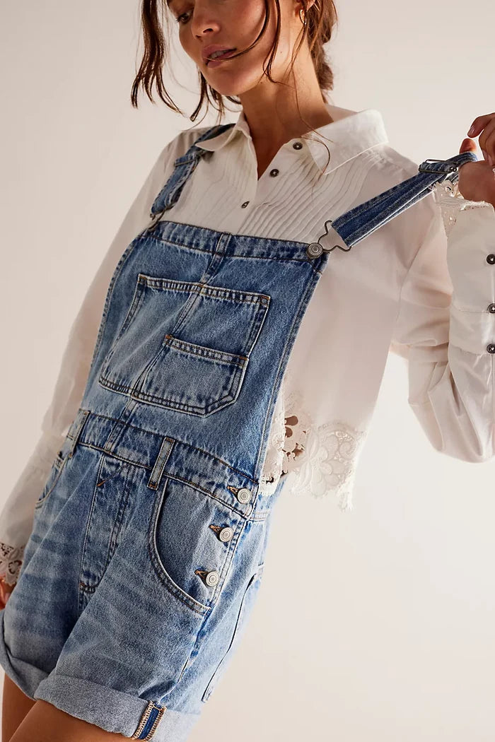 Free People Ziggy Shortalls (Follow Your Heart)