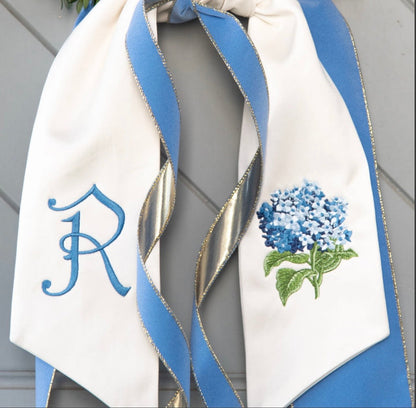 French Blue Velvet Ribbon