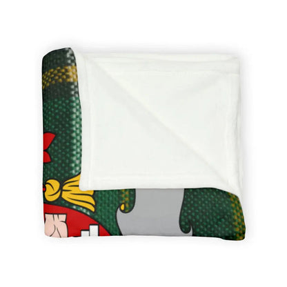 Festive Holiday Design Cozy Warm Throw Blanket