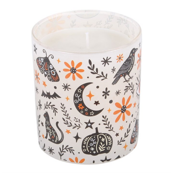 Frightful Folk Print Spiced Vanilla Scented Candle 🇬🇧