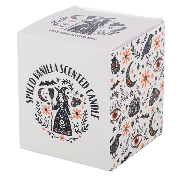 Frightful Folk Print Spiced Vanilla Scented Candle 🇬🇧