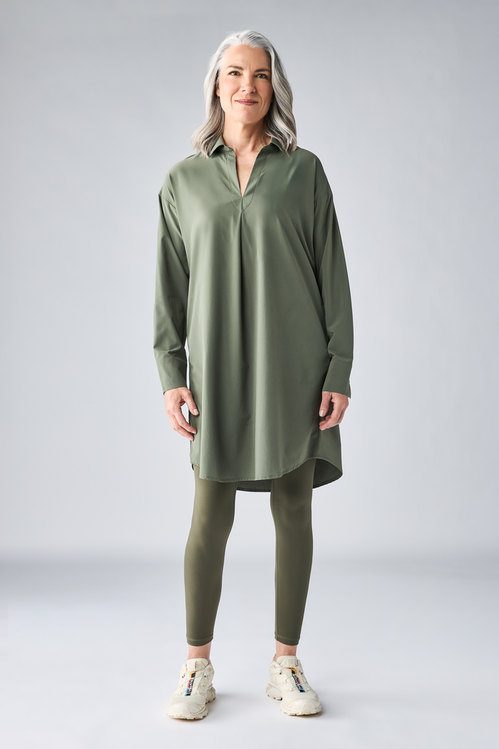 Frivol Light Woven Long Sleeve II Dress